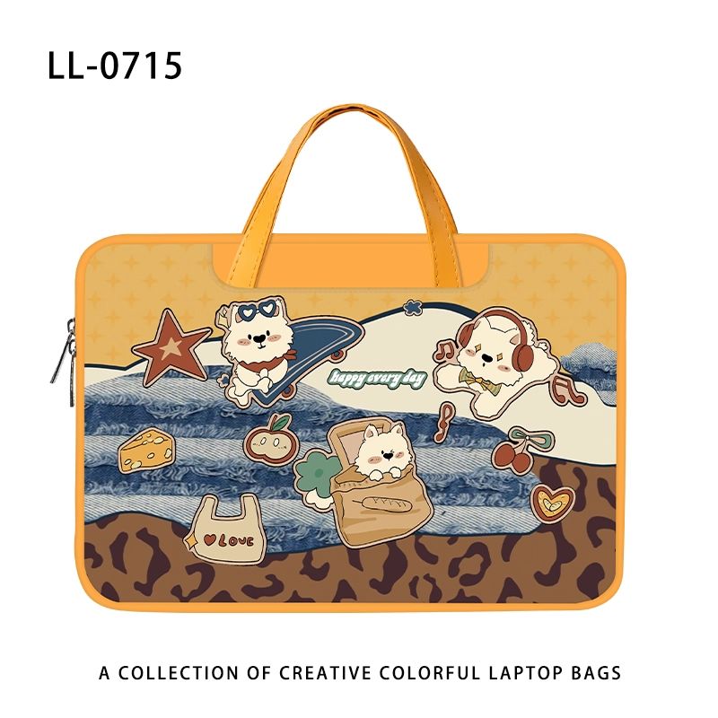 Load image into Gallery viewer, Apple MacBook Air 13.3″ (2020–2023) Multifunctional Cartoon Soft Shockproof Laptop Bag
