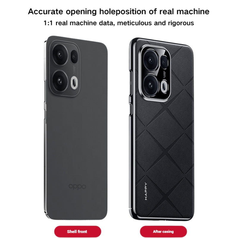 Load image into Gallery viewer, OPPO Reno13 / Pro - Plain Leather PC Phone Case
