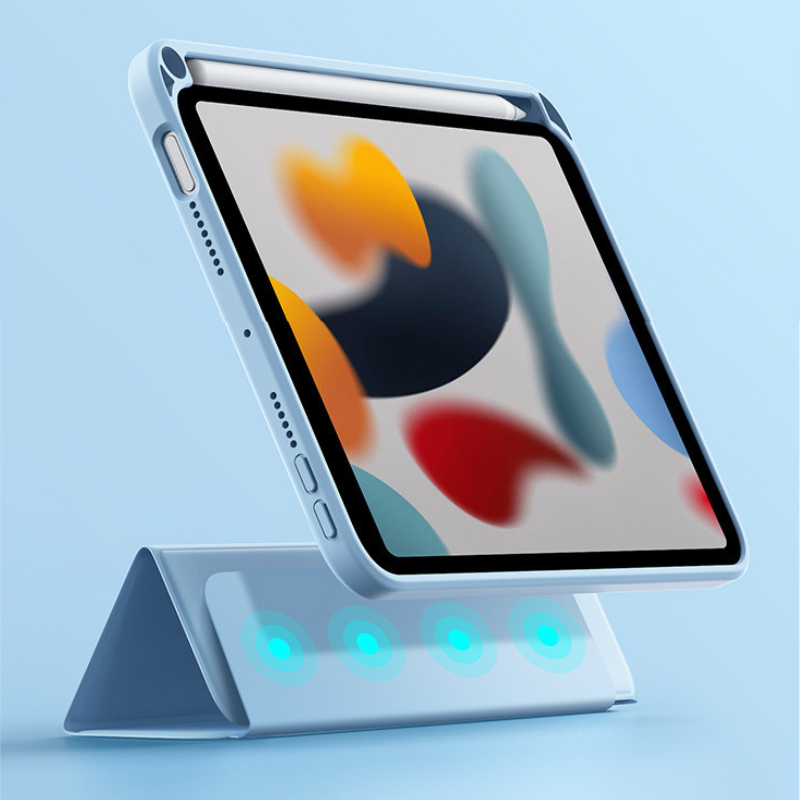 Load image into Gallery viewer, [Detachable][Buil-in Pen Slot] Apple iPad 7/8/9 10.2'' 7/8/9th Gen (2019/2020/2021) Detachable Three-fold Shockproof Leather Case - i-Station Mobile Phone &amp; Electronic Device Repair and Accessories
