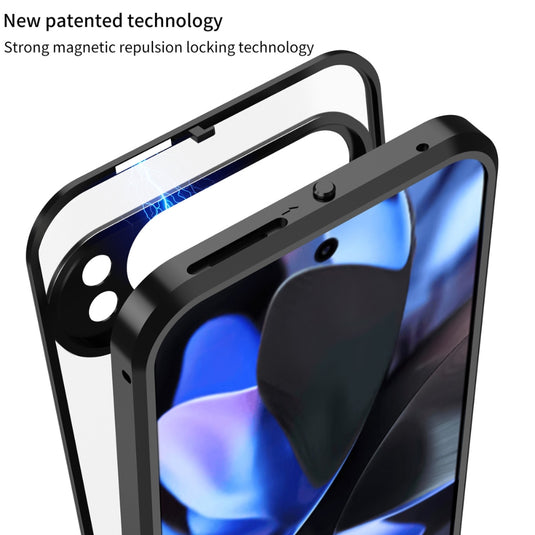 Google Pixel 7/Pro/A - Metal Frame Frosted Magnetic Phone Case