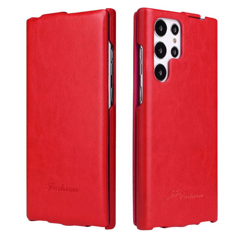 Load image into Gallery viewer, Samsung Galaxy S22/Plus/Ultra - Business Flip Up and Down PU Leather Series Case
