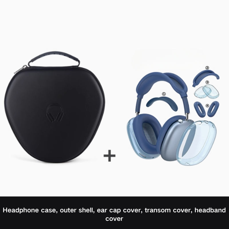 Load image into Gallery viewer, Apple Airpods max 1st/2nd Gen - Headphone Smart Sleep Storage Case Include (Shell/Ear Cap Cover/Beam Sleeve/Headband Sleeve)
