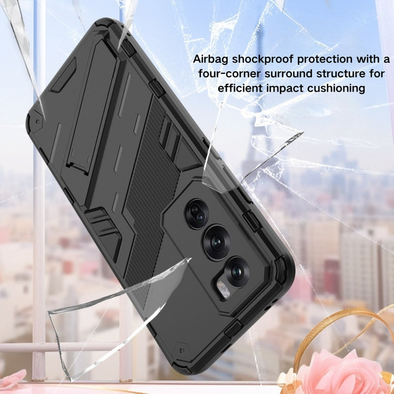 Load image into Gallery viewer, OPPO Reno11/Pro/F - Armored Style Shockproof Stand Phone Case
