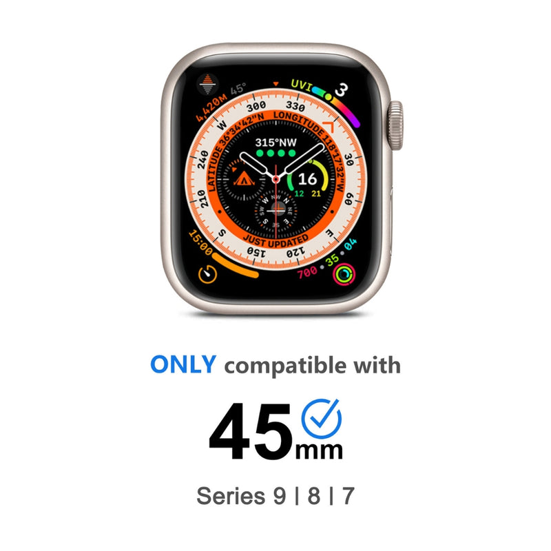 Load image into Gallery viewer, Apple Watch Series 4/5/6/SE/7/8/9 44mm/45mm - Colorful Beaded Patchwork Leather Watch Strap Band
