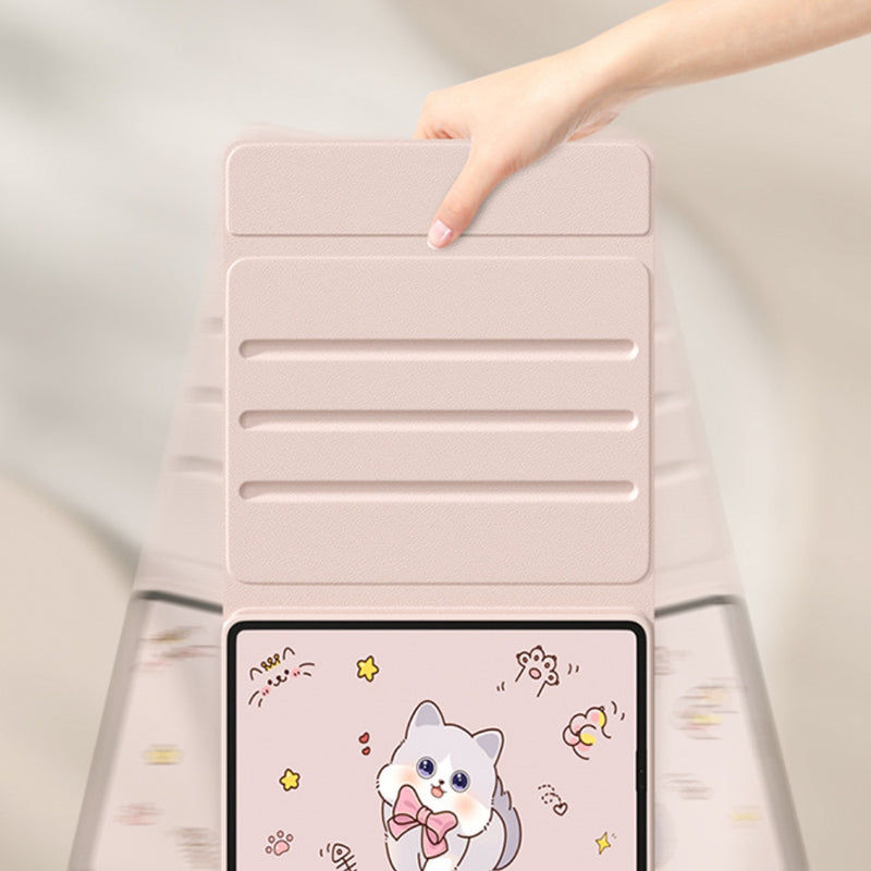 Load image into Gallery viewer, [With Pen Slot] Apple iPad 10.2&quot; 7th/8th Gen (2019/2020) - Cartoon Free Rotation Magnetic Adsorption Case With Backlight and Touchpad Keyboard
