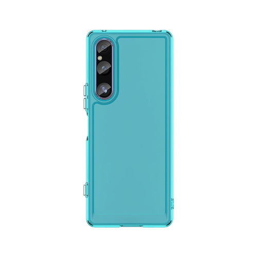 Sony Xperia 10 V - Candy Colors TPU Silicone Transparent Heavy Duty Series Case