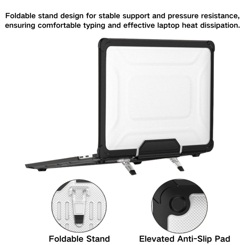 Load image into Gallery viewer, MacBook Pro 16&quot; (A2485 &amp; A2780 &amp; A2991) - Full Coverage Shockproof Foldable Stand Protective Case
