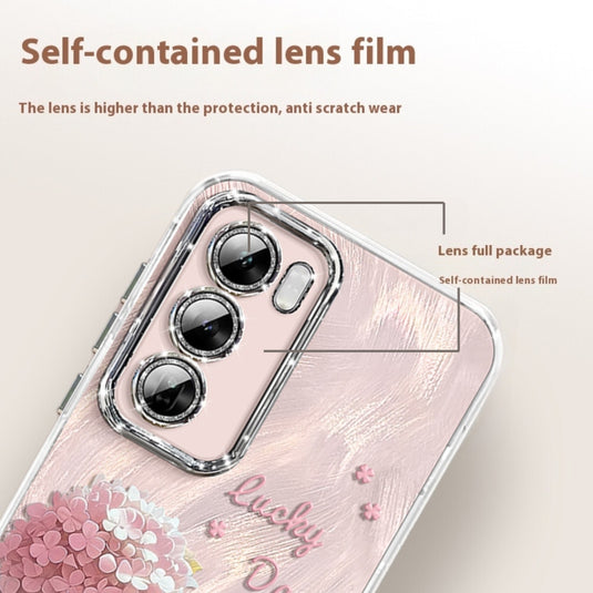 OPPO Reno12/Pro - Silk Bow Style Fashion Full Cover Anti Drop Phone Case