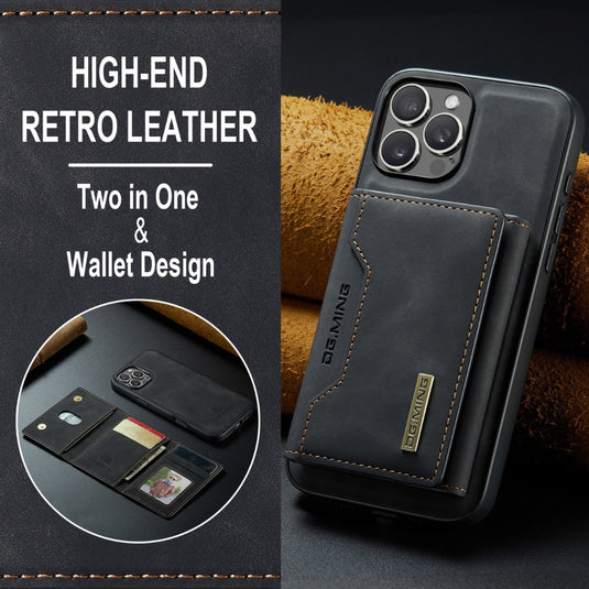 [With Card Slot] Apple iPhone 14/Plus/Pro/Max - 2 in 1 Detachable Leather Wallet Case