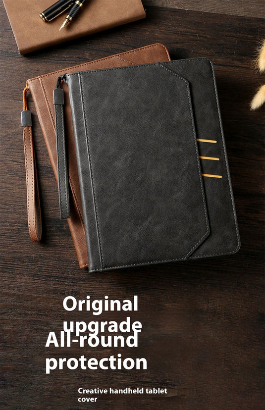 [With Handbag] Apple iPad Mini 5 7.9" (2019) - TPU + PU 2 in 1 Leather Material with Automatic Sleep Function Stand Case