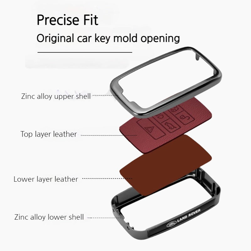 Load image into Gallery viewer, Land Rover Premium Leather Protection Car Key Fob Case Cover For Range Rover Evoque, Velar, Discovery 4/5, Sport, Defender - i-Station Mobile Phone &amp; Electronic Device Repair and Accessories
