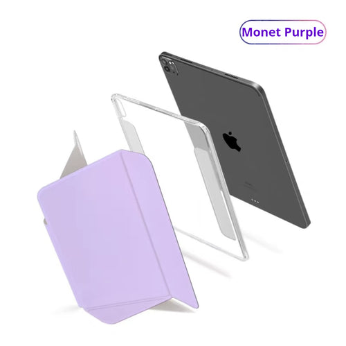 [Detachable][Magsafe Compatible] Apple iPad Pro 13-inch 7th Gen (2024) Shaped Acrylic Rotating Case With Pen Slot