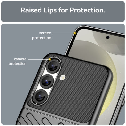 Samsung Galaxy S25/Plus/Ultra - Thunder Anti-fingerprint TPU Silicone Heavy Duty Series Case