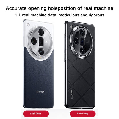 OPPO Find X8 Pro - Plain Leather PC Phone Case - i-Station Mobile Phone & Electronic Device Repair and Accessories