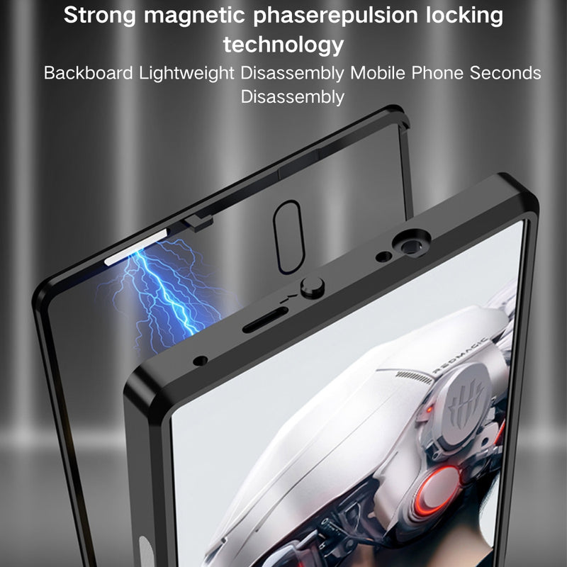 Load image into Gallery viewer, ZTE nubia Red Magic 9 Pro / 9 Pro Plus - Metal Frame Frosted Magnetic Phone Case
