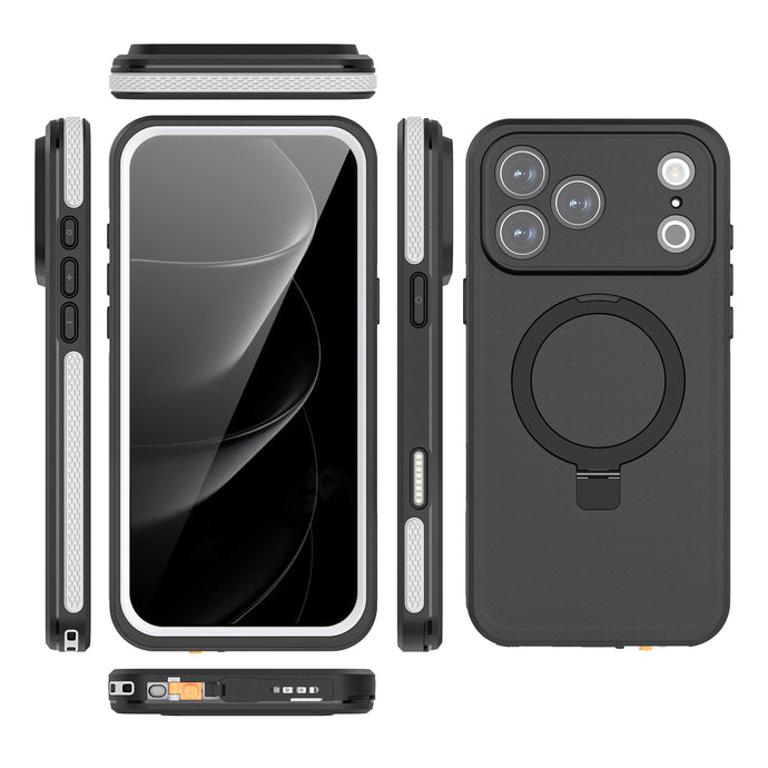 [Magsafe Compatible] Apple iPhone 17/Air/Pro/Pro Max - Redpepper Waterproof Heavy Duty Tough Armor Case with Kickstand - i-Station Mobile Phone & Electronic Device Repair and Accessories