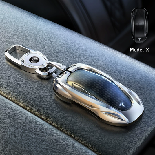 Tesla Stylish Metal Car Key Fob Case Cover For Model X, Model 3, Model Y, Model S - i-Station Mobile Phone & Electronic Device Repair and Accessories
