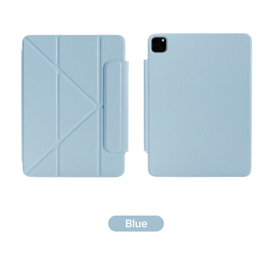 [With Pen Slot] Apple iPad Pro 12.9" (2018) - Smart Magnetic Adsorption Foldable Stand Series Case