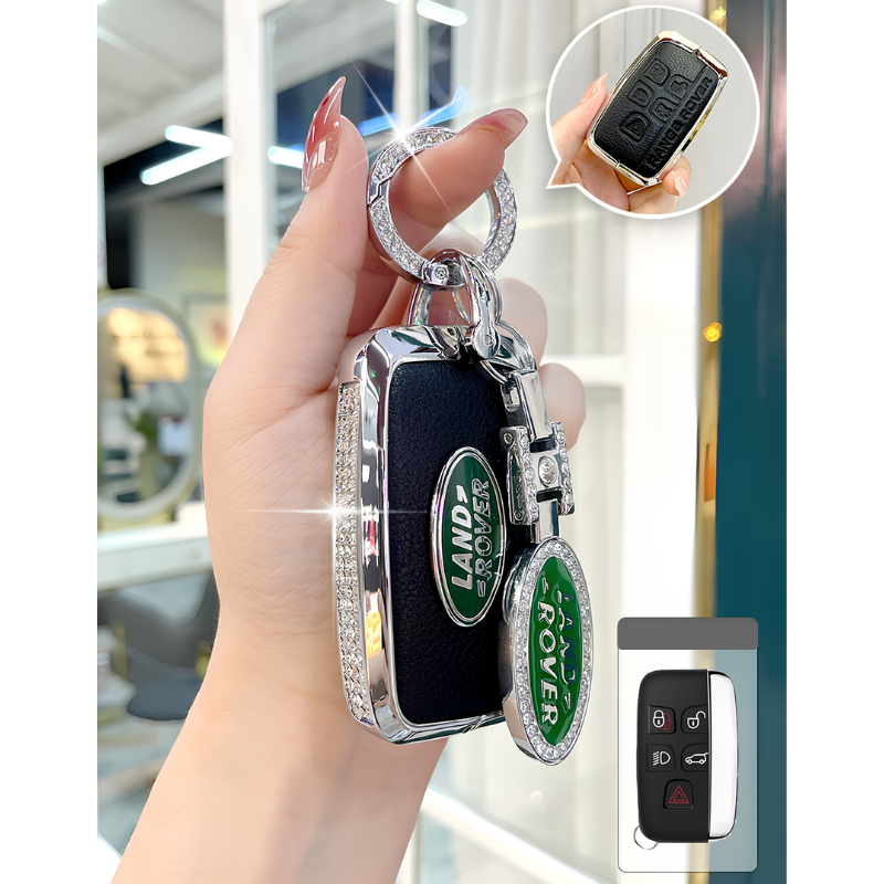 Load image into Gallery viewer, Land Rover Glitter Leather Car Key Fob Case Cover For Range Rover Evoque, Velar, Discovery 4/5, Sport, Defender - i-Station Mobile Phone &amp; Electronic Device Repair and Accessories

