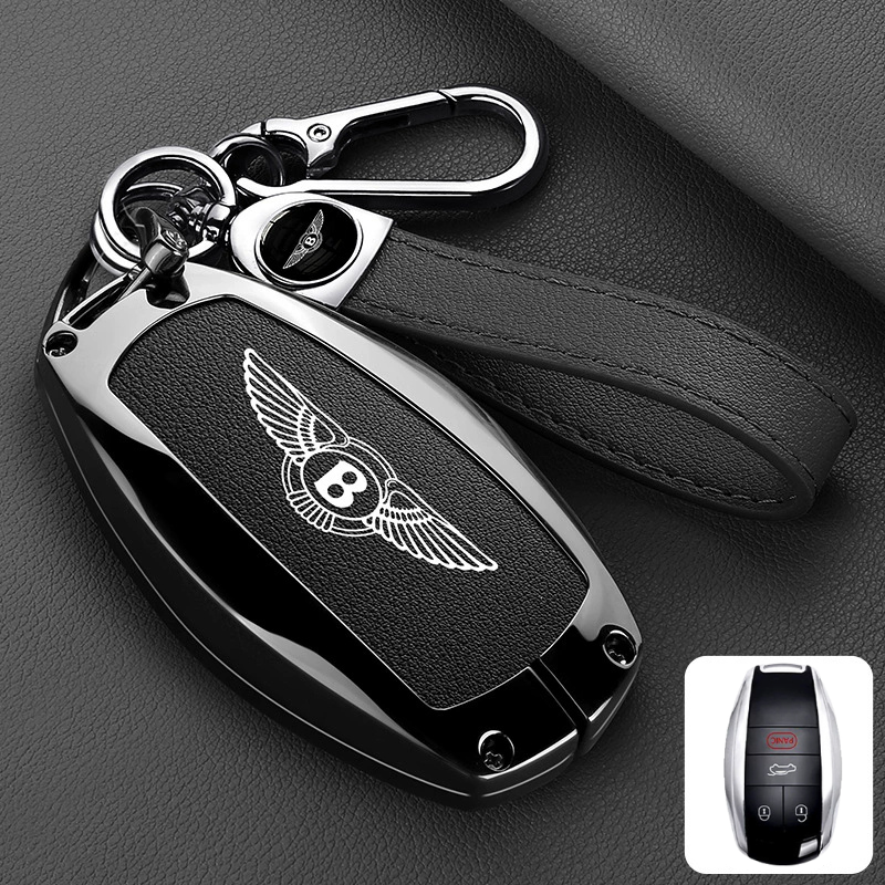 Load image into Gallery viewer, Bentley Aluminum Alloy Shockproof Car Key Case Cover for Continental, Mulsanne, Flying Spur, Bentayga - i-Station Mobile Phone &amp; Electronic Device Repair and Accessories
