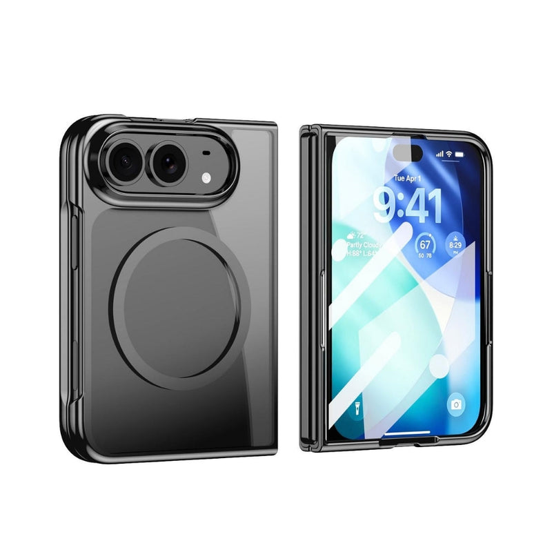 Load image into Gallery viewer, Apple iPhone Duo - Clear Plated Magnetic Integrated Film Phone Case - Polar Tech Australia

