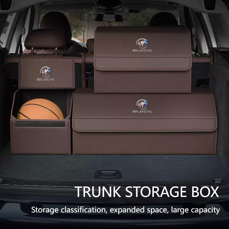 Load image into Gallery viewer, Buick Microfiber Leather Car Trunk Storage Box for Envision S, Enclave, Regal, LaCrosse, Excelle, GL8
