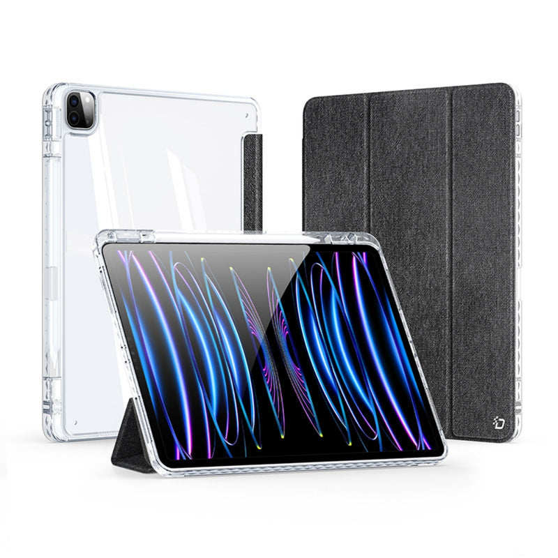 Load image into Gallery viewer, [With Card Slot] Apple iPad Air 6 11&quot; (2024) - TPU + PU 2 in 1 Transparent Stylish Shockproof Case
