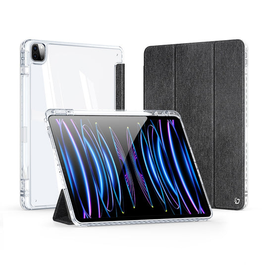 [With Card Slot] Apple iPad Air 6 11" (2024) - TPU + PU 2 in 1 Transparent Stylish Shockproof Case