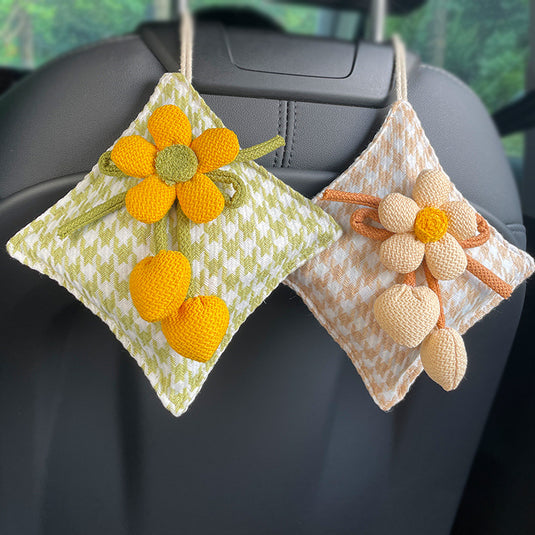 Canvas Houndstooth Activated Carbon Air Purifier Car Decoration Ornament – Odor Eliminator & Formaldehyde Remover - i-Station Mobile Phone & Electronic Device Repair and Accessories