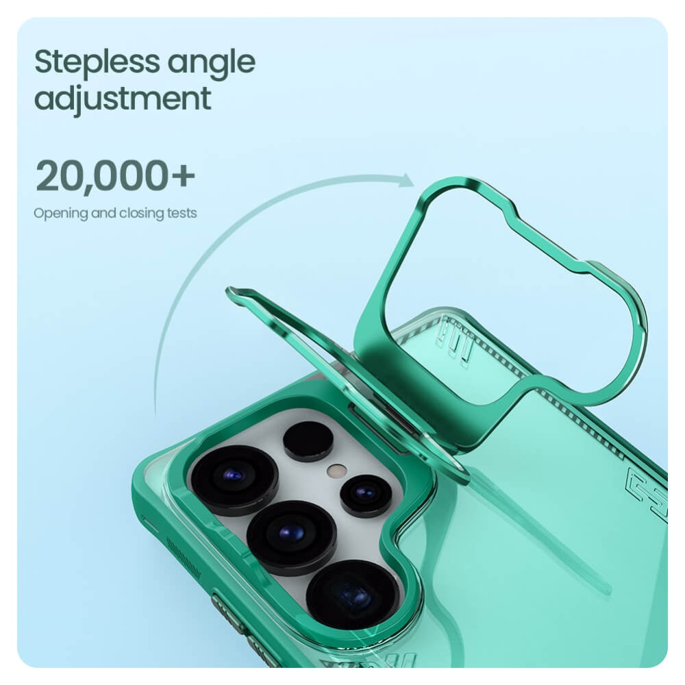 Samsung Galaxy S25 Ultra - NILLKIN Shield Flip Style Lens Camera Stand Protective Case - i-Station Mobile Phone & Electronic Device Repair and Accessories