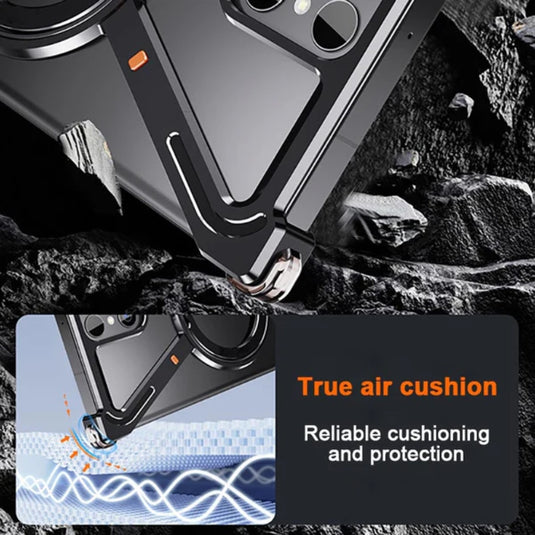 [Z-type metal bracket shell] Samsung Galaxy S24/Plus/Ultra - Magsafe Magnetic Phone Case