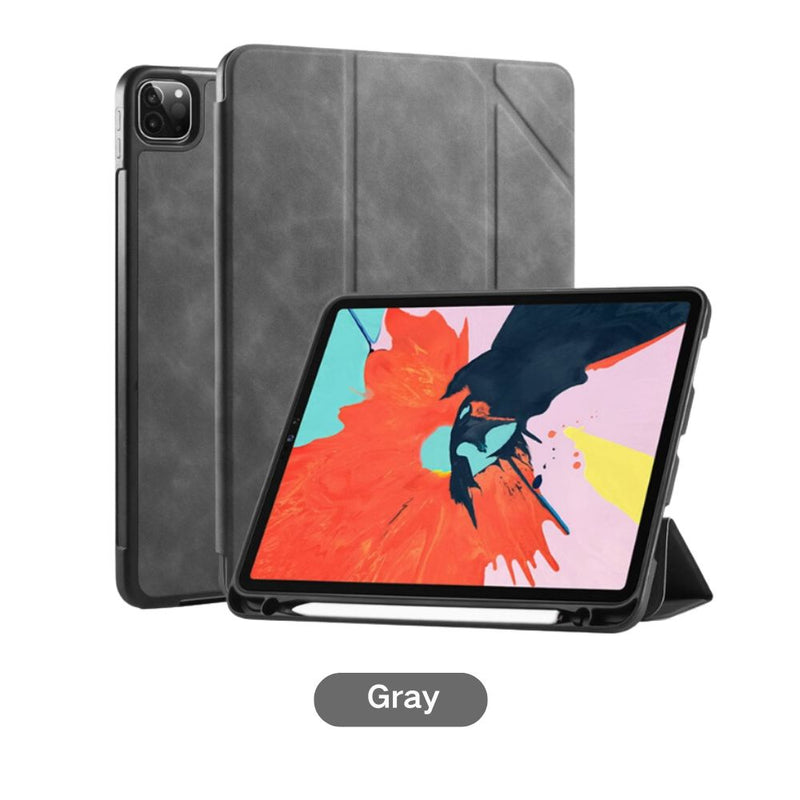 Load image into Gallery viewer, [With Pen Slot] Apple iPad Pro 11&quot; (2020) - Business Smart Sleep Drop Proof Stand Series Case
