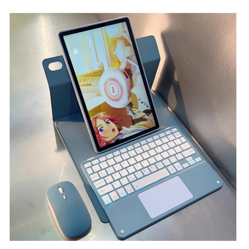 Load image into Gallery viewer, Lenovo Tab M11 11.0&quot; 2024 (TB-330XU/330FU) - 360-Degree Rotating Keyboard Case With Backlight and Mouse
