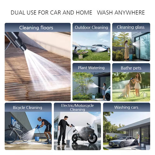 Torras Cordless High-Pressure Car Washer Portable Electric Cleaning Gun - i-Station Mobile Phone & Electronic Device Repair and Accessories