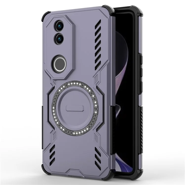 Load image into Gallery viewer, [Magsafe Compatible] VIVO V50 5G PC + TPU Magnetic Butterfly Armor Case With Hollow Heat Dissipation - i-Station Mobile Phone &amp; Electronic Device Repair and Accessories
