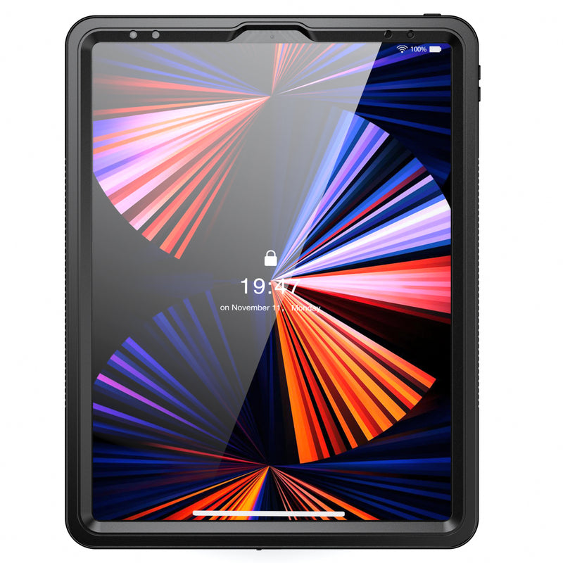 Load image into Gallery viewer, Apple iPad Pro 12.9-inch 5/6th Gen (2021/2022) Shellbox Waterproof Heavy Duty Lifeproof Style Case
