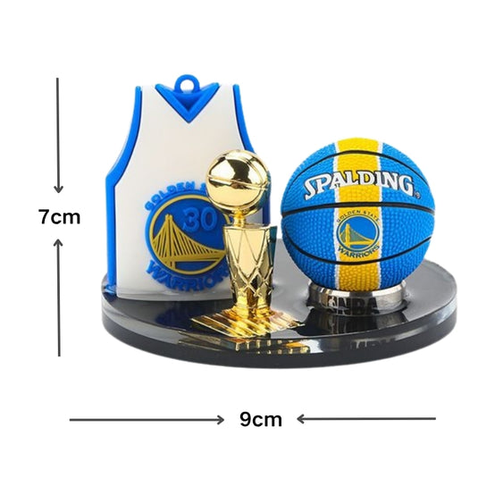 Car Dashboard Ornament Set Creative NBA Basketball Star Themed with Matching Interior Mat - i-Station Mobile Phone & Electronic Device Repair and Accessories