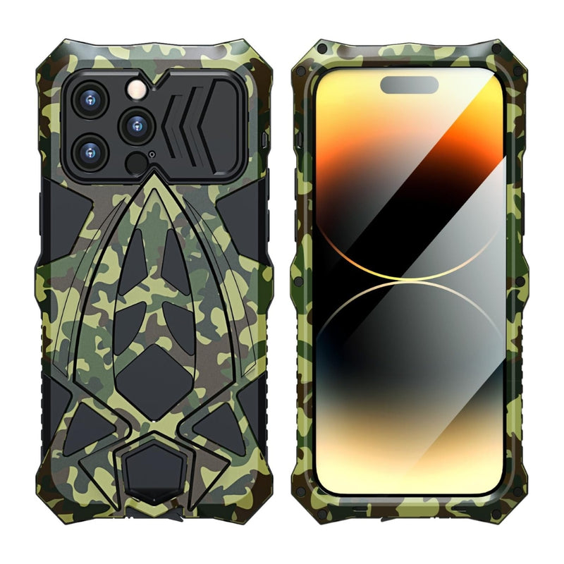 Load image into Gallery viewer, [Military-Grade Protection] [Metal Frame Bumper] Apple iPhone 16 / 16 Plus / 16 Pro / 16 Pro Max - Heavy Duty Shockproof Series Phone Case
