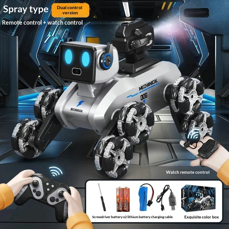 Load image into Gallery viewer, Smart 8-Wheel Gesture Control Robot Dog Toy with Camera &amp; Spray Stunt Functions - i-Station Mobile Phone &amp; Electronic Device Repair and Accessories
