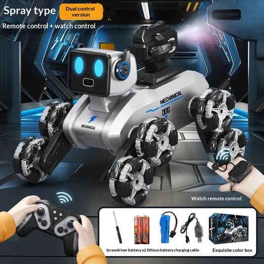 Smart 8-Wheel Gesture Control Robot Dog Toy with Camera & Spray Stunt Functions - i-Station Mobile Phone & Electronic Device Repair and Accessories