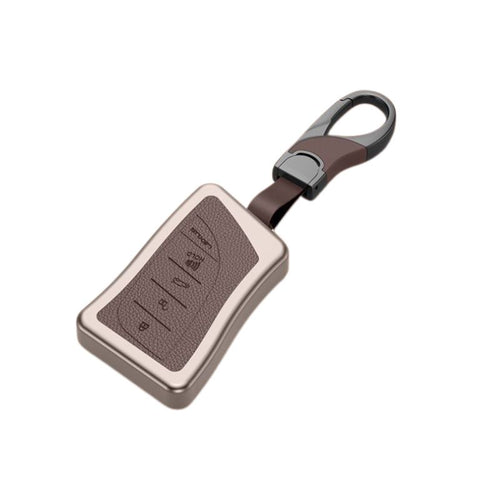Lexus Aluminum Alloy Leather Car Key Fob Case Cover For ES200, ES300,  RX300, 350h, NX200, LX570