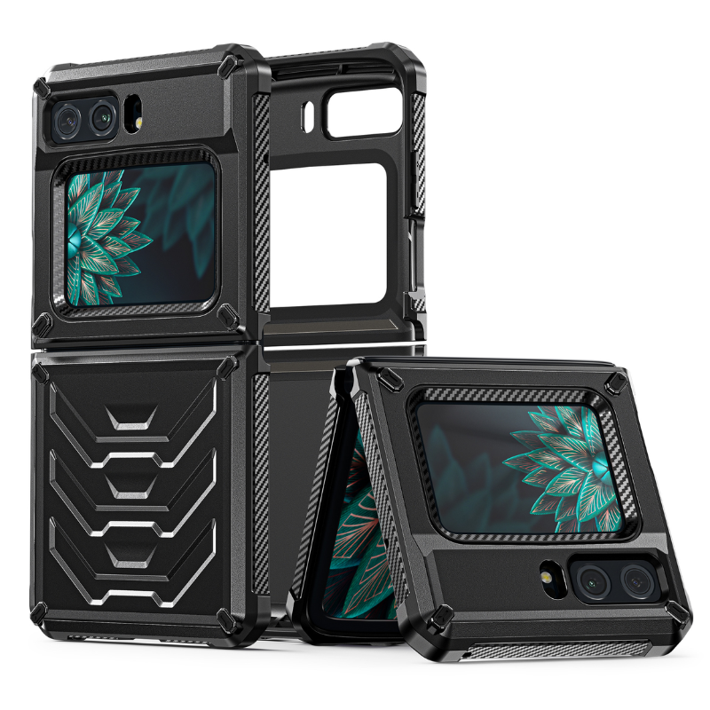 Load image into Gallery viewer, Motorola Moto Razr 2022 Full-cover Armor Hard Heavy Duty Series Case
