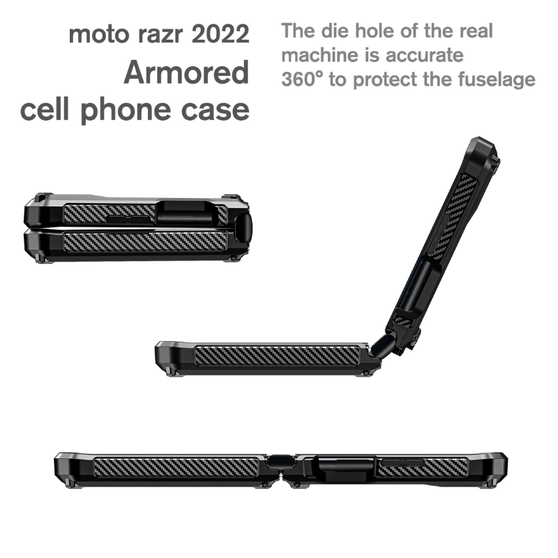 Load image into Gallery viewer, Motorola Moto Razr 2022 Full-cover Armor Hard Heavy Duty Series Case
