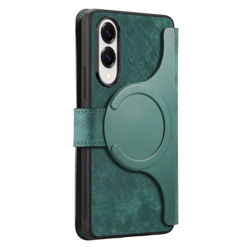 Load image into Gallery viewer, [Magsafe Compatible][Detachable] Samsung Galaxy S25 Edge (SM-S937) - Leather Flip Shockproof Wallet Series Case With Card Slot
