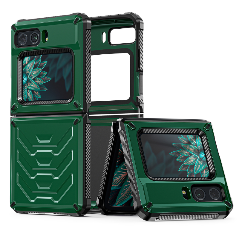 Load image into Gallery viewer, Motorola Moto Razr 2022 Full-cover Armor Hard Heavy Duty Series Case
