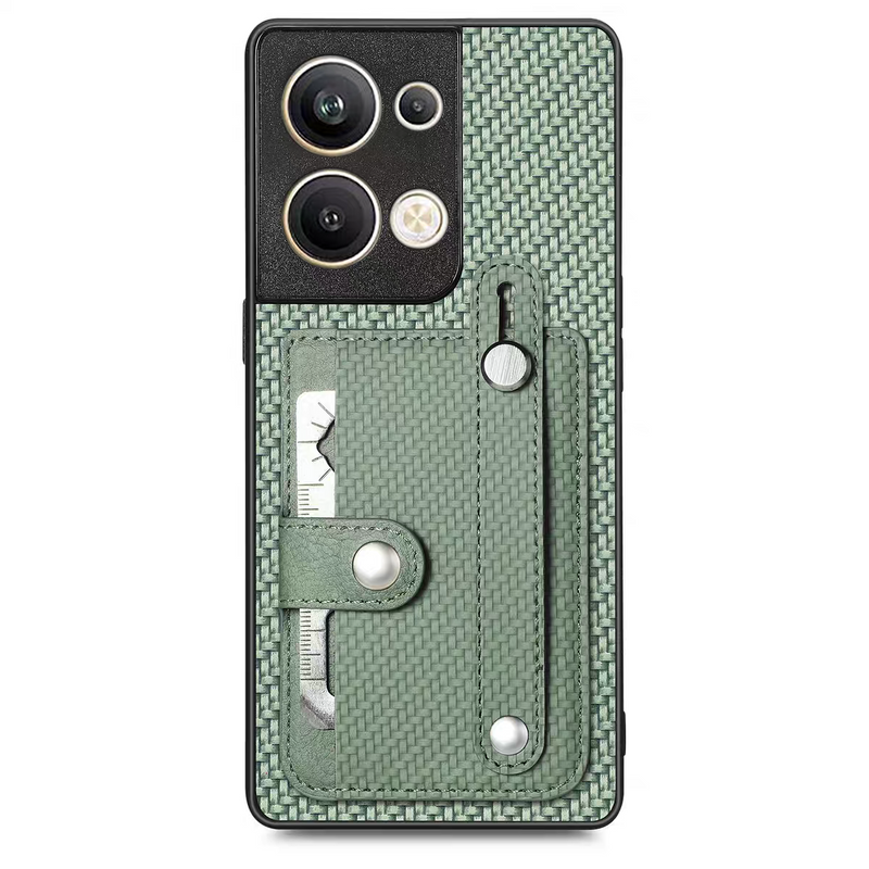 Load image into Gallery viewer, [Built-in Wrist Wrap][With Card Solt] OPPO Reno11/Pro Woven All-inclusive Shockproof Wallet Series Case
