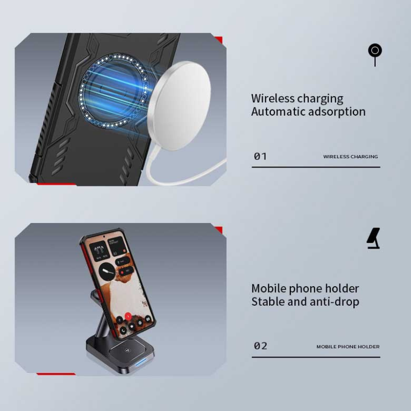 Load image into Gallery viewer, [Magsafe Compatoble] Nothing Phone (3a)/Pro - Military-Grade Cooling Shockproof Case - i-Station Mobile Phone &amp; Electronic Device Repair and Accessories
