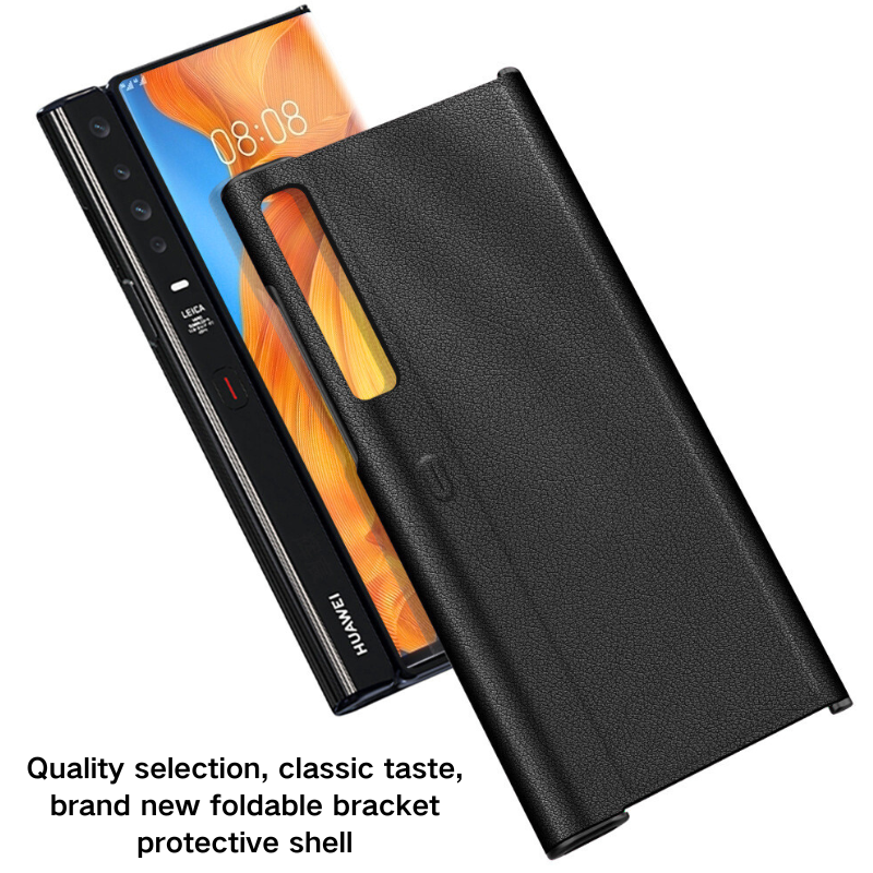 Load image into Gallery viewer, Huawei Mate X/XS Minimalist Folding Bracket Protective Genuine Leather Series Case
