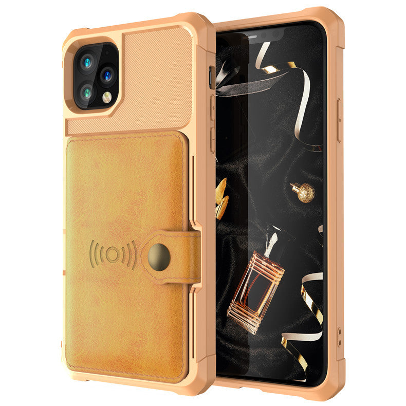 Load image into Gallery viewer, [With Card Holder] Apple iPhone X/XS/XR/XS Max Full-wrap Fashionable Heavy Duty Series Case
