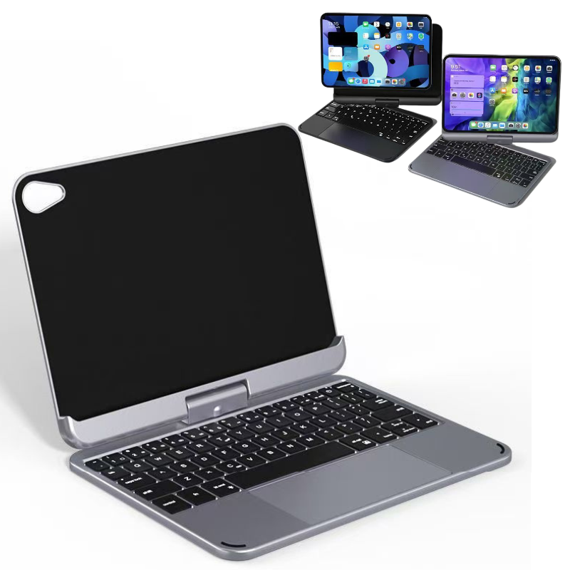 Load image into Gallery viewer, Apple iPad Mini 6 8.3&#39;&#39; 6th Gen (2021) Rotatable Magnetic Smart Keyboard Protective Case
